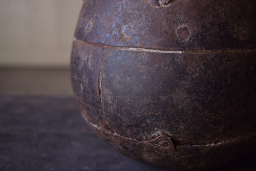 質の良い鉄を使用,アンティーク,鉄器,釣瓶,装飾,インド,ディスプレイ,コレクション,古道具,